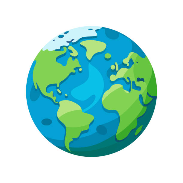 Weltkugel stilistisch